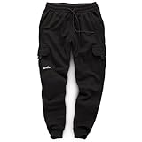 Scruffs Mens Slim Fit Trade Jogger Sweatpants, Black, M Slim UK