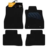 FSW - Car Floor Mats Fits Nissan Juke F15 2010-2019 - Tailored Mats - Black Carpet - PVC Cushioned Heel Pad - Anti Slip Mat - Non Slip - Granulated Backing - 4 Pc Floor Mat