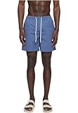 Urban Classics Men's Block Swim Shorts Trunks, Vintage Blue, XXL