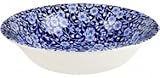 Burleigh Blue Calico Soup Bowls 8" (Set of 4)