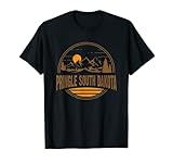 Vintage Pringle, South Dakota Mountain Hiking Print T-Shirt