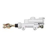 Motorcycle Rear Brake Master Cylinder, Metal Rear Brake Master Cylinder Pump Easy Installation Motorcycle Master Brake Cylinder for CRF 250R 450R 250X 450X CR 125R 250R