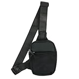 BNPHSIN Sling Bag, Waterproof Crossbody Bag Anti-Theft Shoulder Bag for Men and Women, Mini Breathable Crossbody Shoulder Bag with Zipper, Lightweight Backpack for Travel Hiking Outdoor Sports