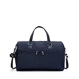 Kipling Women's Itska N2 Duffel, Sleek and Spacious, Adjustable Shoulder Strap, Nylon Travel Bag, True Blue Tonal, 22.25''L x 12''H x 12.25''D, Kipling Women's Itska N2 Duffel Bag, Sleek and Spacious,