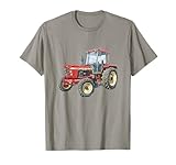 International HarvesterS 1455 XL 1981 Vintage Tractor Print T-Shirt