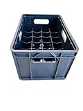Beer Bottle Crate Plastic -Suits 275ml bottles Black