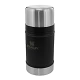 Stanley Classic Legendary Food Jar 0.7L - Hot For 15 Hours - BPA-Free - Stainless Steel Coffee Flask - Leakproof Lid Doubles As Cup - Dishwasher Safe - Thermal Lunch Box - Matte Black