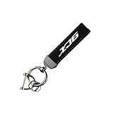JUANNING Leather Suede Keychain Motorcycle Keyring For YAM&AHA XJ6 Xj6 DIVERSION 2009-2025 Accessories(B)