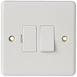 Knightsbridge CU6300 Curved Edge 13 A Switched Fused Spur Unit, White