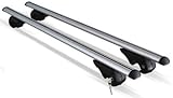 Lockable Aluminium Car Roof Bars Rail to Fit a Vauxhall Zafira With Raised Roof Rails