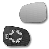 Less4spares Replacement Wing Mirror Glass Left Compatible with Citroen C4 Picasso, C4 Grand Picasso 2006-2013 CLIP-ON Passnager Near Side N/S Heated with Blind Spot
