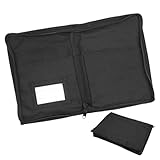 BlinBlin Car Document Holder with Multiple Pockets - Oxford Fabric Organiser for Glove Box, Registration, Insurance & Manuals - Black