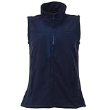 Regatta Womens Flux Soft Shell Body Warmer, Navy/Navy, 14 EU