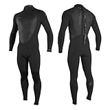 O'Neill Epic 5/4mm Back Zip GBS Wetsuit - Black - Smoothskin FluidFlex™ Firewall - Krypto Knee Padz