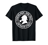 Sherlock Holmes Quotes 221B Baker St. British Detective T-Shirt