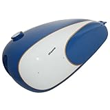 AEspares Suitable For Triumph T150 Trident Blue Painted Petrol Gas Fuel Tank Reproduction
