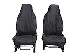 Waterproof Seat Cover Co, Front Pair of Heavy Duty, Waterproof Car Seat Covers, AIRBAG COMPATIBLE - FRONT SET