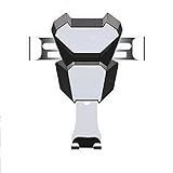 K-S-Trade Car Holder For Infinix Note 12 VIP Compatible With Infinix Note 12 VIP Compact Bracket Vent Mount Ventilation Grille Slot Black-silver Car Motor Vehicle Smartphone Holder Air-vent Mobile 1x