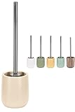 KW Luxury Ceramic/Porcelain/Stoneware Toilet Brush and Holder (Biege)