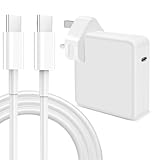 96W Super Fast Charger, MacBook Pro Charger，Laptop Charger for MacBook Air USB C, Compatible with MacBook Pro 16,15,14,13 inches, iPad Pro 12.9, 11inches and all USB C devices, 2M Cable