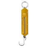 Jazooli Hanging Weight Scale - Commercial, Luggage Scale, Suitcase Weighing Scales with Metric and Imperial Measurements -Heavy Duty Design Camping & Travel Essentials 50 KG
