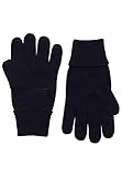 Superdry Men's 93 Knitted Accessories Gloves, Eclipse Navy/Black Grit, One Size