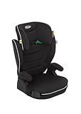 Graco Logico L i-Size R129 Highback Booster car seat with cupholders, Suitable from 100-150cm (Approx. 3.5 to 12 Years), Black Fashion