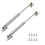 150N/33Ib/15kg Gas Strut,10 Inch Length Gas Spring,Gas Strut Lift Stay Support, Lid Support Soft Close,Slow Down Lift Stay Support,Cupboard Wardrobe Door Spring Hinge(Pack of 2)