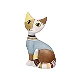 Goebel Carolina Mini Cat by the Artist Rosina Wachtmeister Bisque Porcelain 31400811 5 x 3.5 x 8 cm