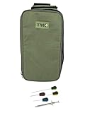 TMC Glug Bag with 6 pots, Set of 4 Baiting Tools & Free Boilie Gripper, Carp Fishing