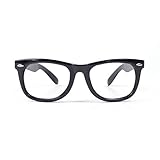 Bristol Novelty BA182 Black Frame Specs Spectacles, Unisex-Adult, One Size