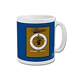 GroundDesigns Birmingham City FC Mug St Andrew's Swiss Clock Football Gift