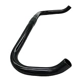 Ronyme Road Bike Handlebar Bikes Handlebar Professional Cycling Road Bike Bullhorn Bar Bullhorn Race Handlebars, Black