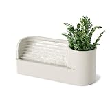 Umbra Table, Indoor Fountain with Integrated Shelf, Polypropylene, Beige, Standard Size