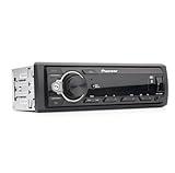 Pioneer MVH-330DAB 1-DIN receiver with DAB/DAB+, Bluetooth, Red illumination, USB and compatible with Android devices.