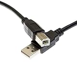 Kingfisher Technology - 3m Black USB PC/Fast Data Sync Cable Lead Adaptor (22AWG) Compatible with Bowers & Wilkins B&W Zeppelin Air Speaker