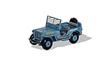 Corgi CS90631 Military Legends Willys Jeep SeeBees Vehicle Toy - Diecast Model, Military Toys & Army Playset Vehicles, Kids Playset Birthday Gifts for Boys, Toy Jeep Gift