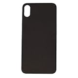 Smartex® Back Cover Glass compatibile with iPhone X | Rear Housing Replacement (Space grey)