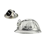 Miners Helmet Pewter Lapel Pin Badge XWTP034