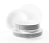 Seltmann Weiden 001.736894 Dinner Service 12 Pieces Trio White
