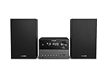Philips Micro Music System with Bluetooth/Hifi System, DAB+, FM Radio, USB, CD Player, MP3, Bass-Reflex Speakers, Digital Sound Control, 18 W Audio TAM3505/12