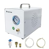 WEST TUNE Lab Diaphragm Vacuum Pump, Portable Oilless Vacuum Filtration Pump for Laboratory Work with 2 Types of Rubber Tubes, Negative Pressure (10L/min)