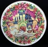 Royal Doulton Xmas Plate 1995 - Seasons Greetings - Collectors Plate 20cm Diameter
