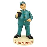 Shamrock Gift Company Guinness | Classic Gilroy Zookeeper & Pint Irish Figurine