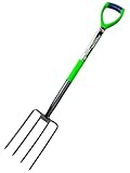 Heavy Duty Garden Digging Fork - Garden Tools Outdoor digging Gardening Accessories, With Durable D-Handle, Gardening Tools