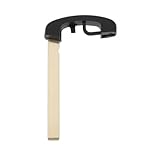 eMagTech Black Car Uncut Insert Emergency Remote Smart Key Fob Blade Compatible with BMW 1 3 5 7 Series