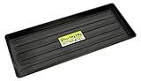 3XValue Growbag Tray Black Garden Plant Tray 100cm x 40cm x 4cm