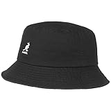 Kangol Washed Bucket Hat by Women/Men - Beach Summer Fisher´s Spring-Summer - M (56-57 cm) Black