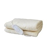 Morphy Richards EverCosy Premium Fleece Heated Electric Under Blanket, Teddy, Double, 150x122cm, 9 Settings, Adjustble Timer, 3p/hour Cost, Machine Washable, Auto Shut Off, 600021