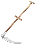 Metal Scythe with Wooden Handle 10 cm